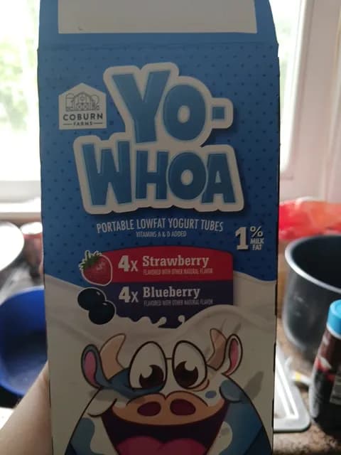 Coburn Farms Yo-Whoa Portable Lowfat Yogurt Tubes