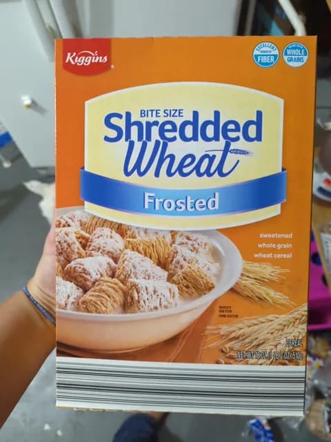 Kiggins Frosted Bite Size Shredded Wheat