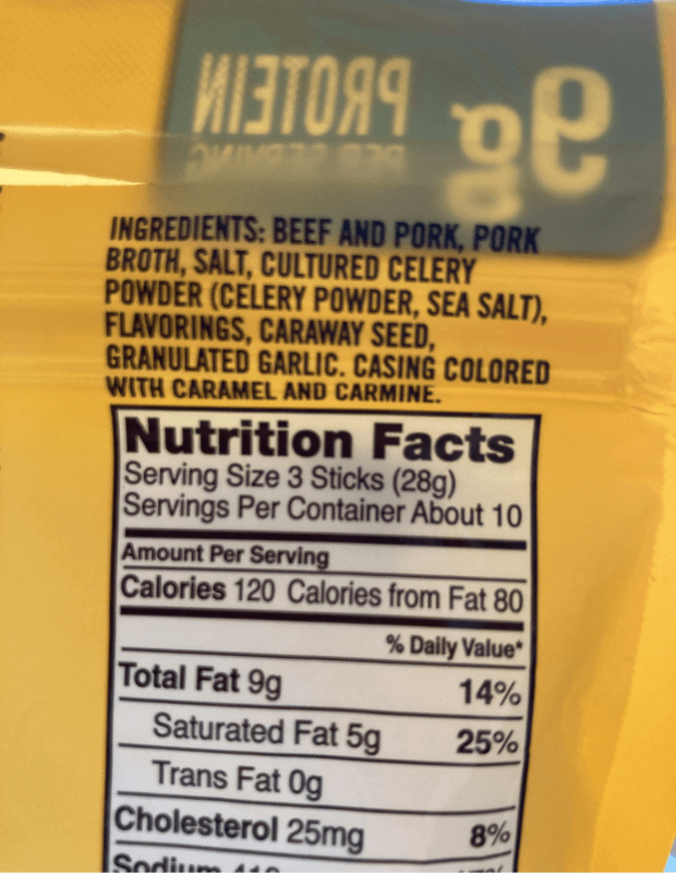 Is it Nitrate & Nitrite Free? Tillamook Zero Sugar Original Smoked Sausage