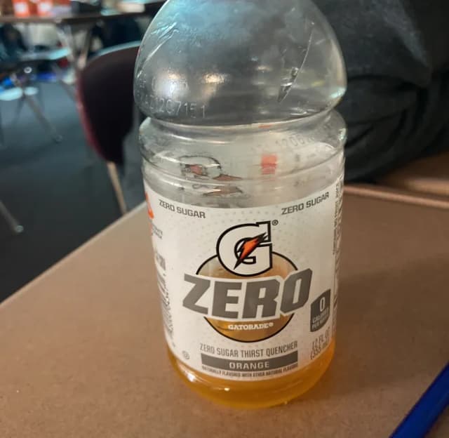 Is it Low Iodine? Gatorade Zero Sugar Thirst Quencher Orange