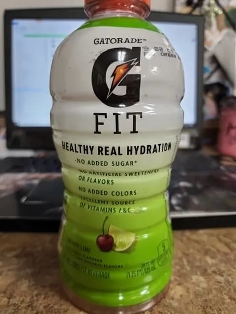 Gatorade Fit Healthy Real Hydration Cherry Lime Electrolyte Beverage