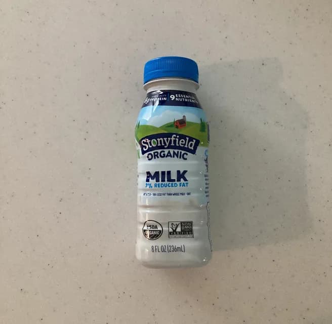 Stonyfield Organic 2% Reduced Fat Milk