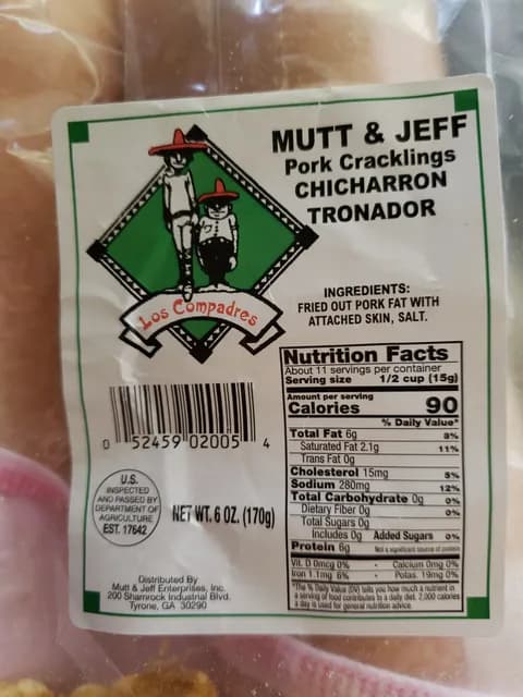 Mutt & Jeff Pork Cracklings