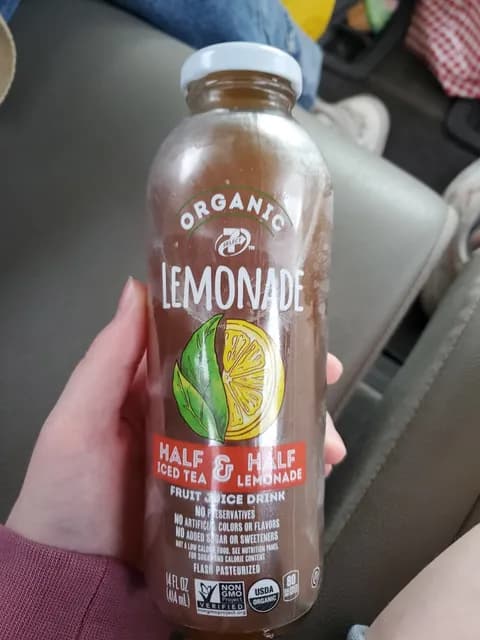 7-Select Organic Half Iced Tea & Half Lemonade Fruit Juice Drink