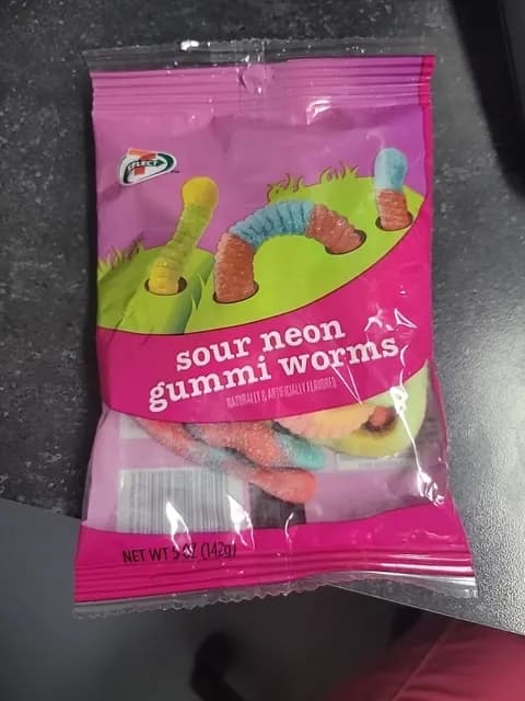 7-Select Sour Neon Gummi Worms