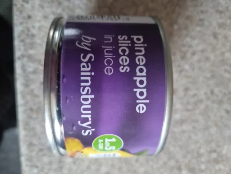 Sainsbury'S Pineapple Slices In Juice