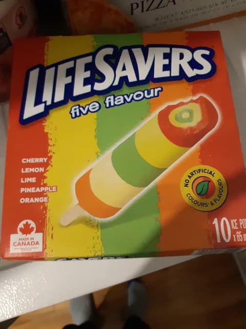 Lifesavers Five Flavour Ice Pops