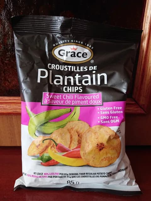 Grace Plantain Chips Sweet Chili Flavored