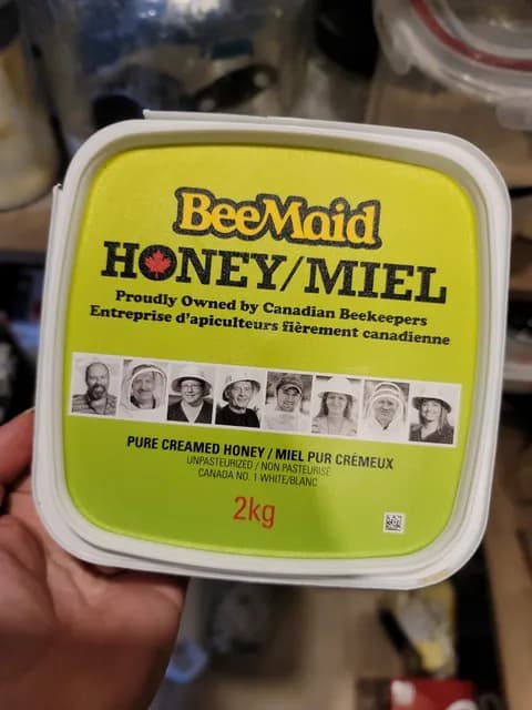 Beemaid Unpasteurized Pure Creamed Honey