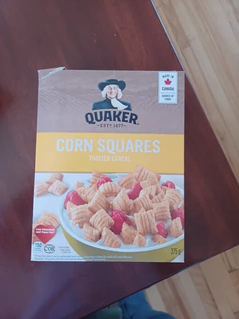 Quaker Corn Squares Toasted Cereal