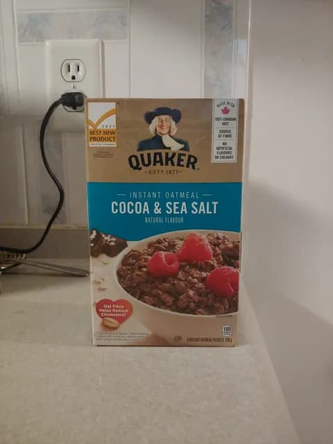 Quaker Instant Oatmeal Cocoa & Sea Salt