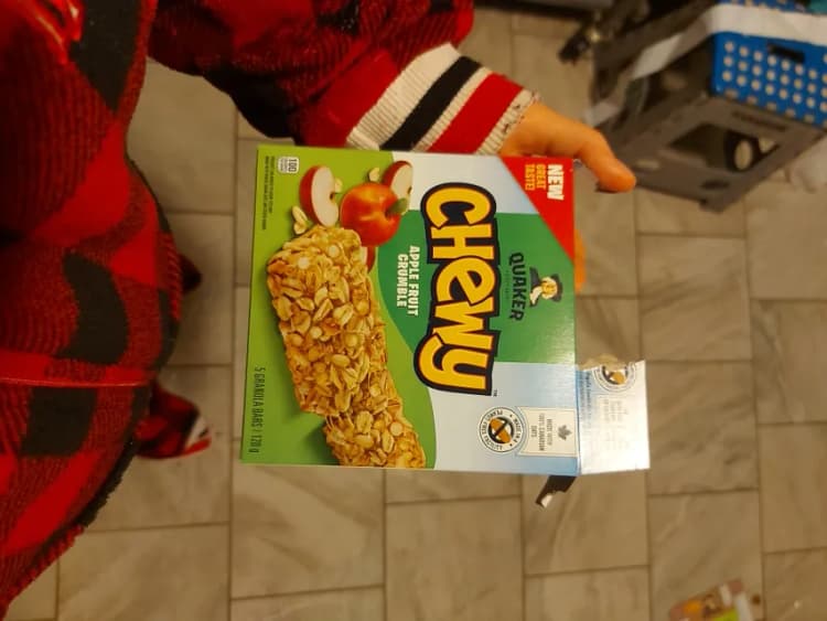Quaker Chewy Apple Fruit Crumble Granola Bars