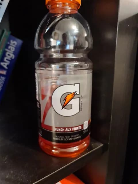 Gatorade Energy Drink, Punch Aux Fruit Flavor