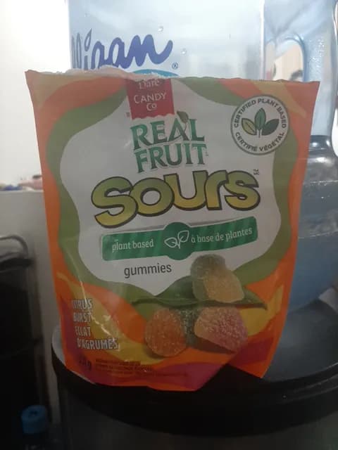 Dare Candy Co Real Fruit Sours Plant Based Gummies