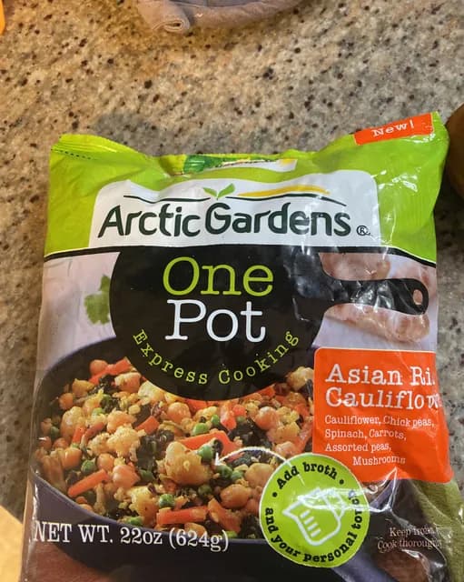 Arctic Gardens One Pot Express Cooking Asian Rice Cauliflower