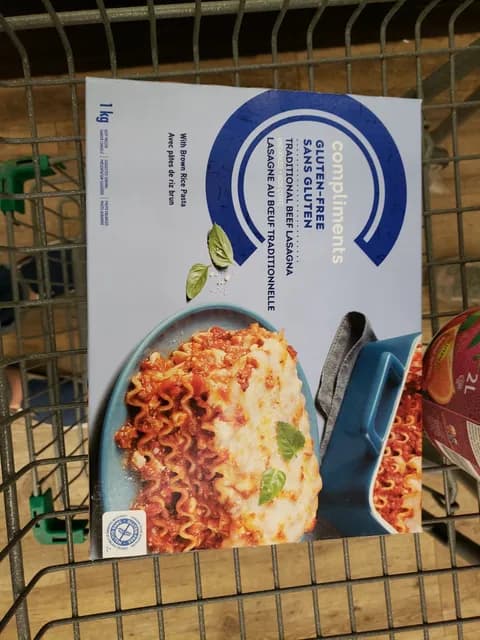 Compliments Traditional Beef Lasagna, Gluten-Free