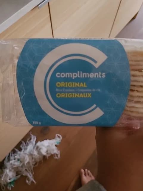 Compliments Original Rice Crackers