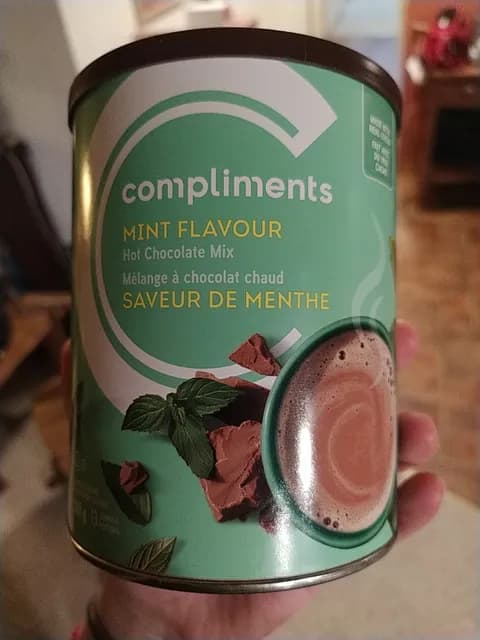 Compliments Mint Flavor Hot Chocolate Mix