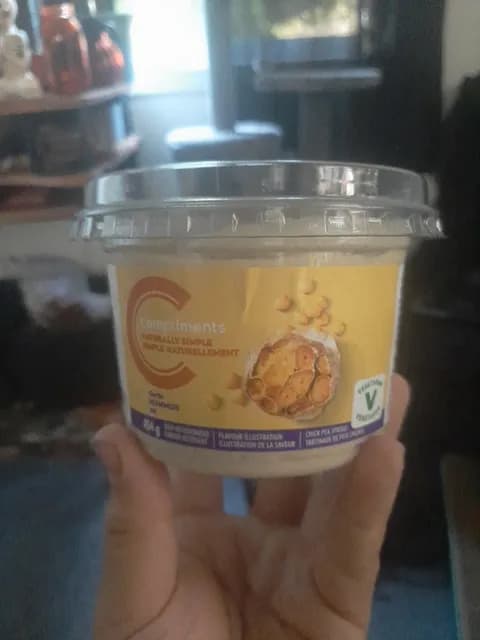 Compliments Naturally Simple Garlic Hummus