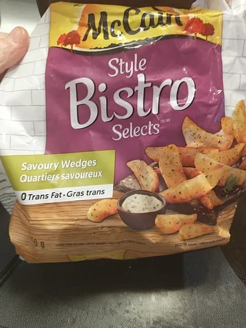 Mccain Style Bistro Selects Savoury Wedges