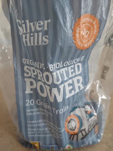 Silver Hills Organic Sprouted Power 20 Grain Train Sprouted Wheat Bread