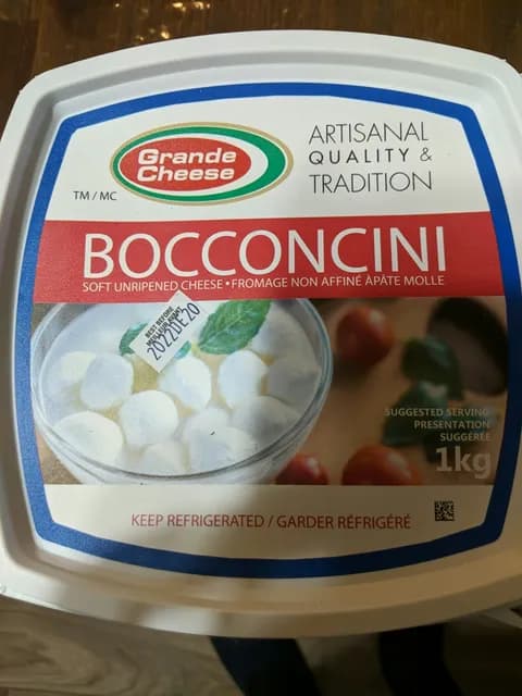Grande Cheese Bocconcini Soft Unripened Cheese