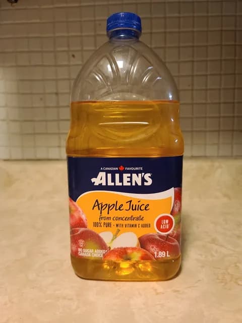 Allen'S 100% Pure Apple Juice From Concentrate
