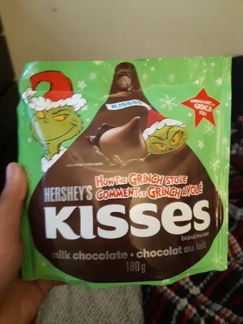 Hershey'S How The Grinch Stole Kisses, Milk Chocolate