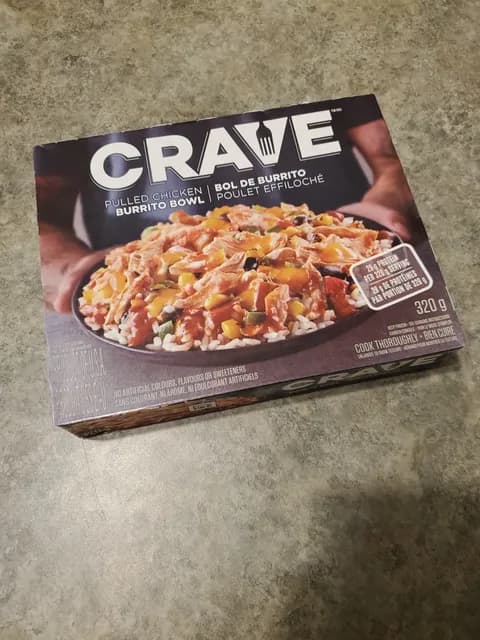 Crave Pulled Chicken Burrito Bowl