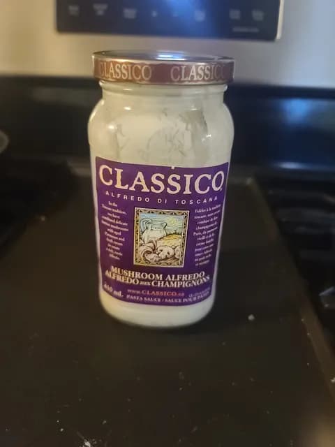 Classico Alfredo Di Toscana Mushroom Alfredo Pasta Sauce