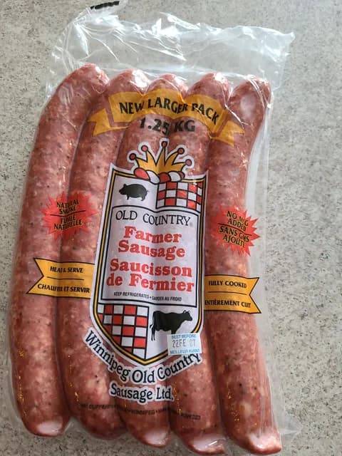 Winnipeg Old Country Farmer Sausage
