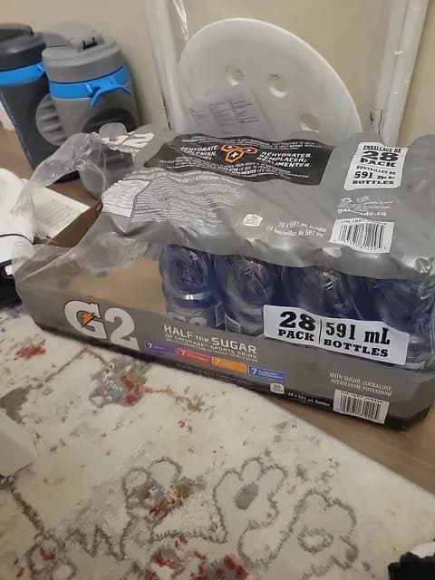 G2 Half The Sugar Sports Drink Bottles