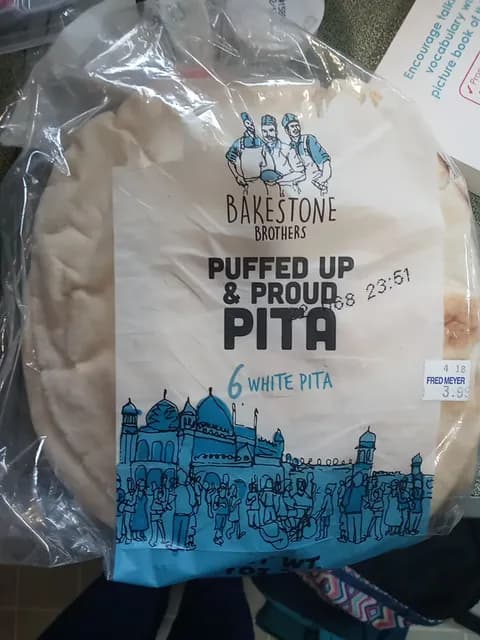 Bakestone Brothers Puffed Up & Proud White Pita