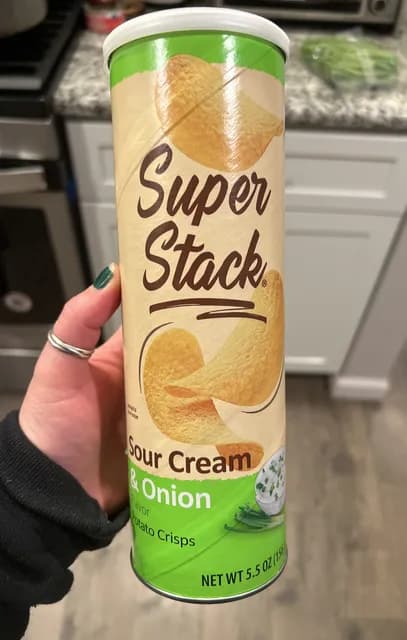 Super Stack Sour Cream & Onion Potato Chips
