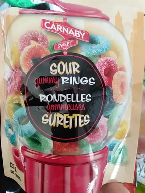 Carnaby Sweet Sour Gummy Rings