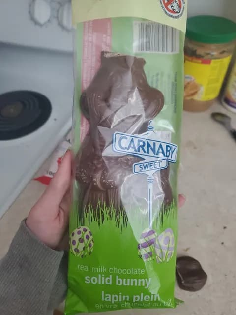 Carnaby Sweet Solid Bunny Real Milk Chocolate