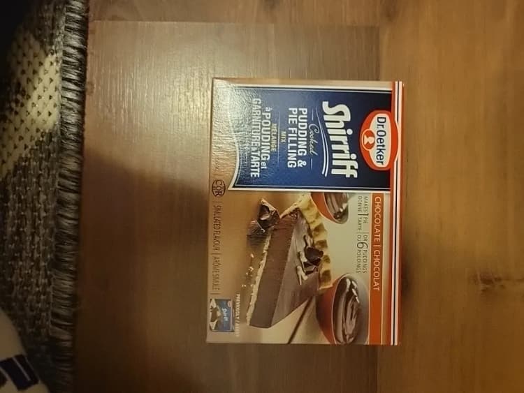Dr. Oetker Shirriff Cooked Pudding & Pie Filling Mix Chocolate