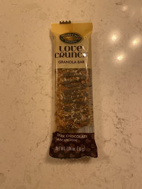 Nature'S Path Organic Love Crunch Granola Bar Dark Chocolate Macaroon