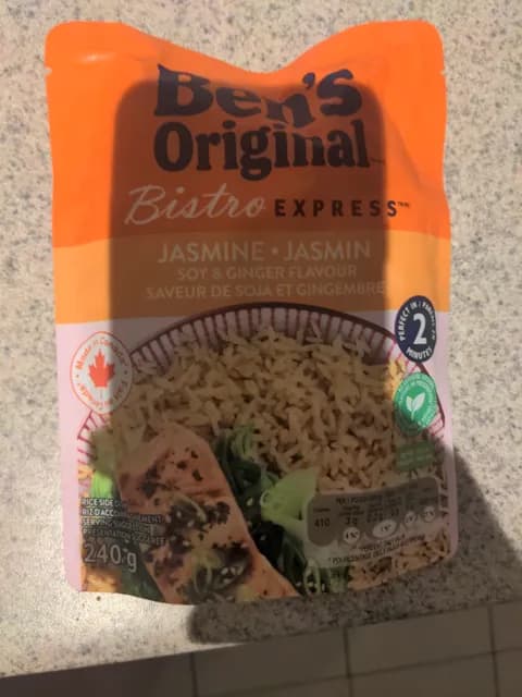 Ben'S Original Bistro Express Jasmine Soy & Ginger Flavour