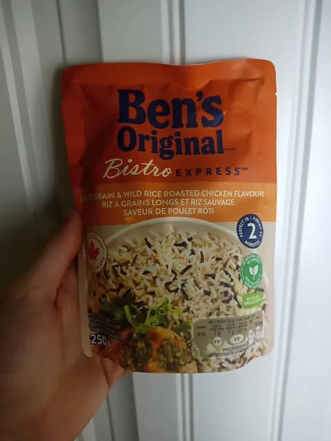 Ben'S Original Bistro Express Long Grain & Wild Rice Roasted Chicken Flavour