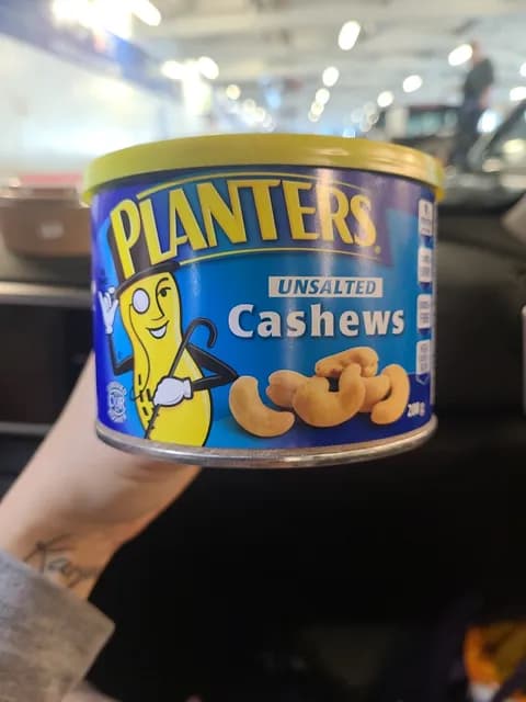 Planters Unsalted Cashews