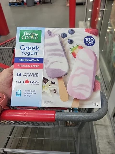 Healthy Choice Greek Yogurt 7 Blueberry & Vanilla, 7 Strawberry & Vanilla