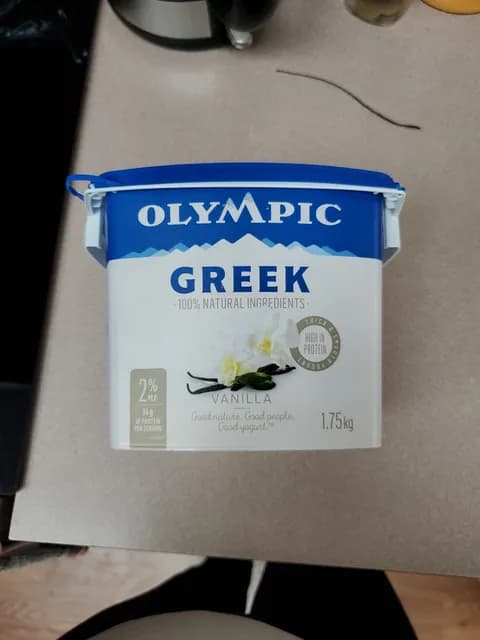 Olympic Greek 2% Vanilla Thick & Smooth Yogurt