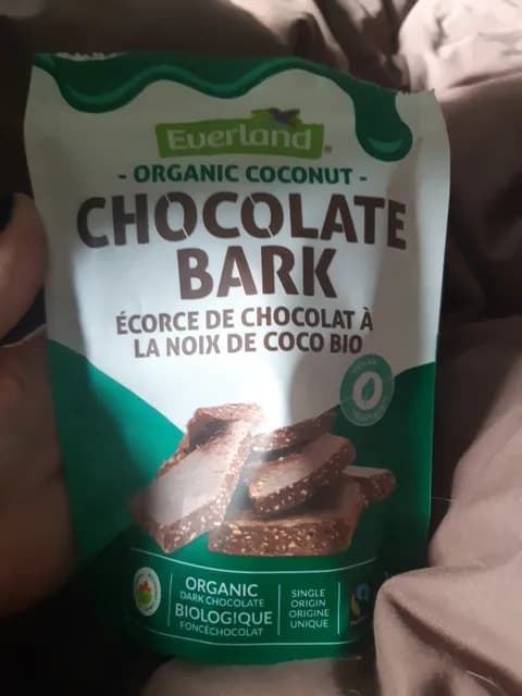 Everland Organic Coconut Chocolate Bark