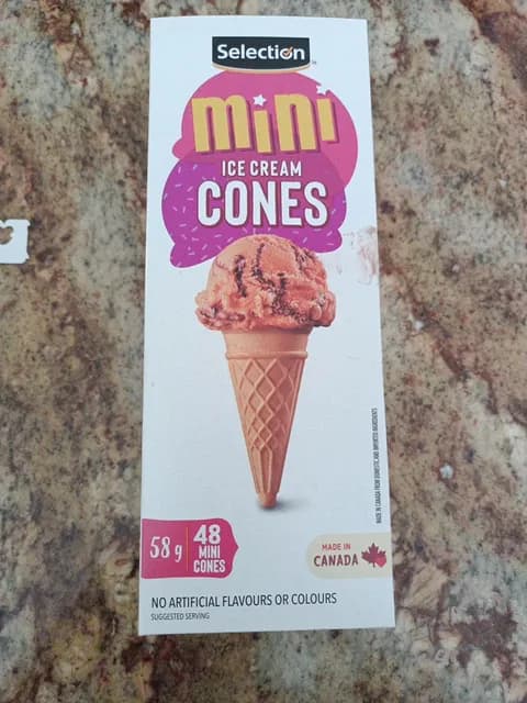 Selection Mini Ice Cream Cones