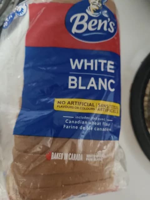 Ben'S White Bread