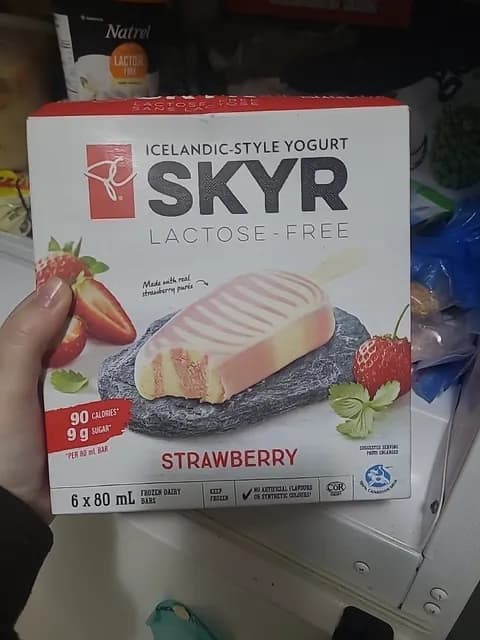 Pc Strawberry Skyr Lactose-Free Icelandic-Style Yogurt Bars