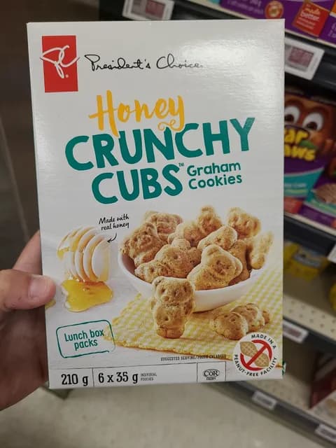 President'S Choice Honey Crunchy Cubs Graham Cookies
