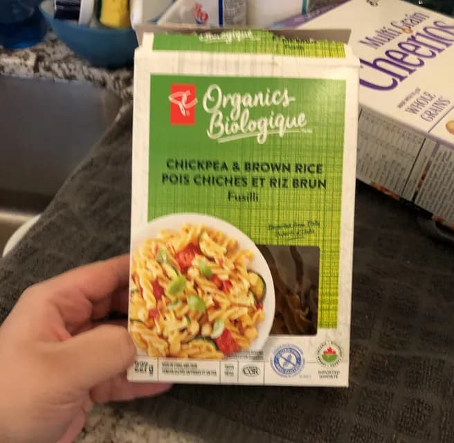 President'S Choice Organics Chickpea & Brown Rice Fusilli
