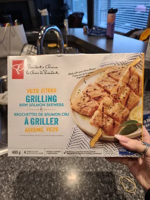 Pc Yuzu Citrus Grilling Raw Salmon Skewers